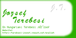 jozsef terebesi business card
